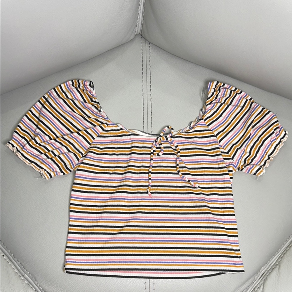Striped Multicolor Women's Top